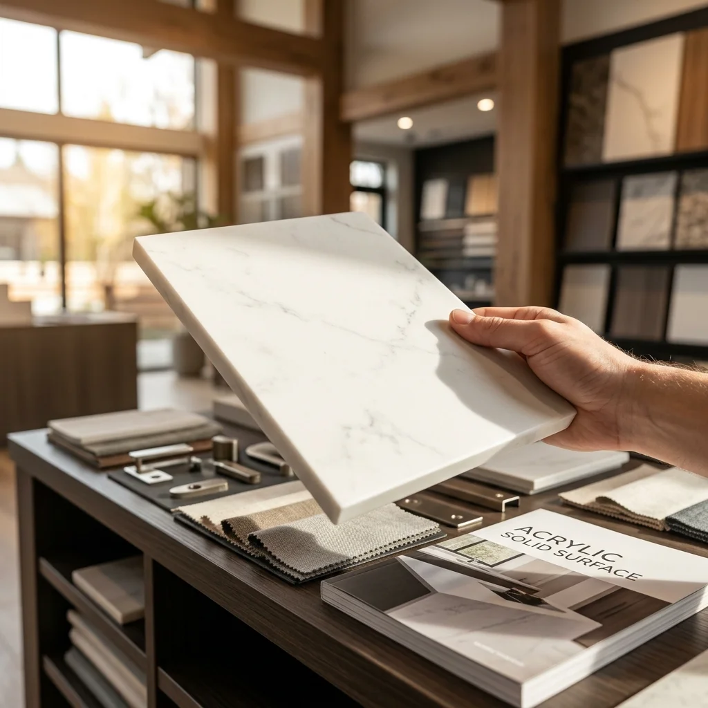 ทำความรู้จัก Acrylic Solid Surface หินสังเคราะห์ยอดนิยมสำหรับงานตกแต่งภายใน